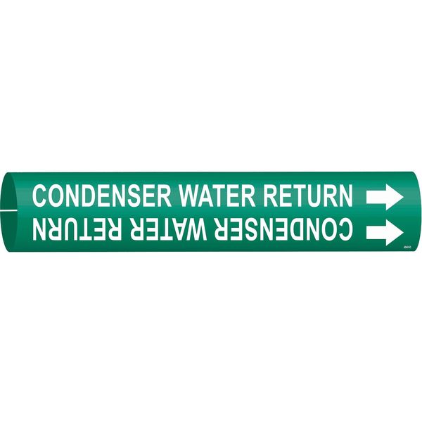 Pipe Mrkr, Condenser Water Return, 4to6 In