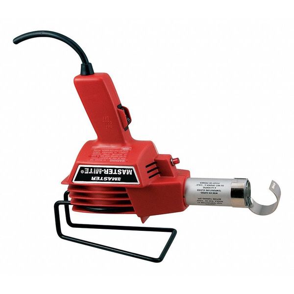 Heat Gun Kit, Electric Powered, 120V AC, Fixed Temp. Setting, 475 W Watt, Pistol Handle