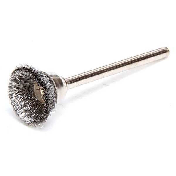 Miniature Cup Brush, Crimped Wire, 5/8