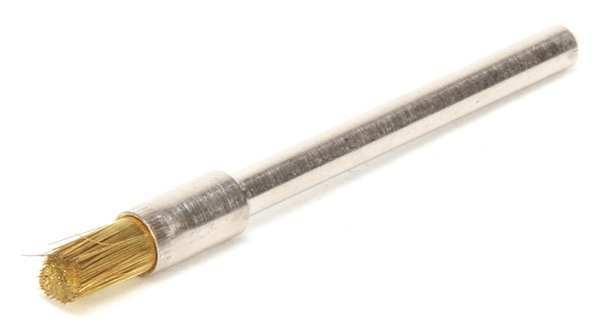 Miniature End Brush, Crimped Wire, 3/16