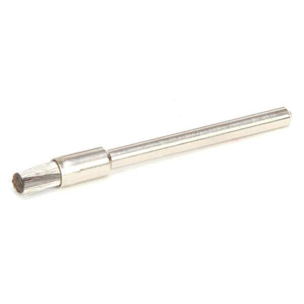 Miniature End Brush, Crimped Wire, 3/16