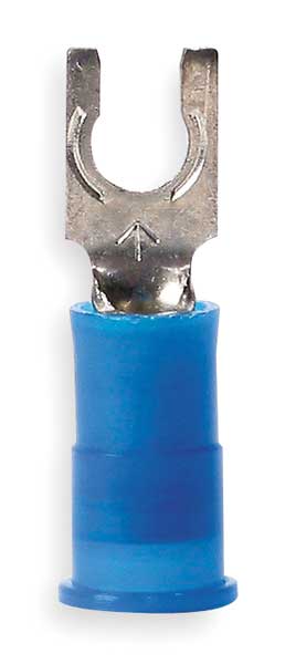16-14 AWG Nylon Locking Fork Terminal 1/4