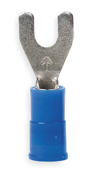 16-14 AWG Nylon Locking Fork Terminal #10 Stud PK100