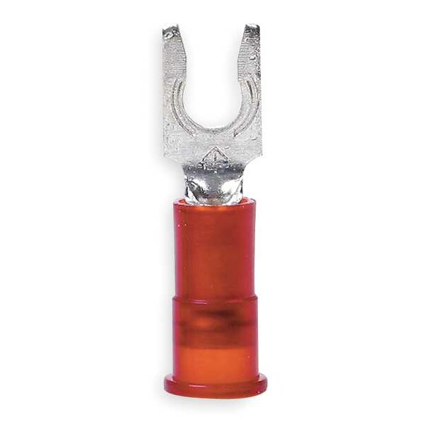 22-18 AWG Nylon Locking Fork Terminal #6 Stud PK100