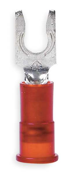22-18 AWG Nylon Locking Fork Terminal #8 Stud PK100