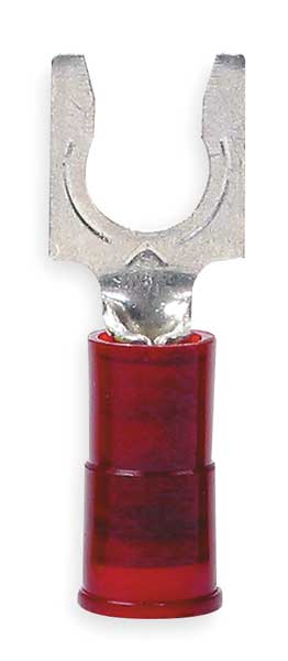 22-18 AWG Nylon Block Fork Terminal #6 Stud PK100