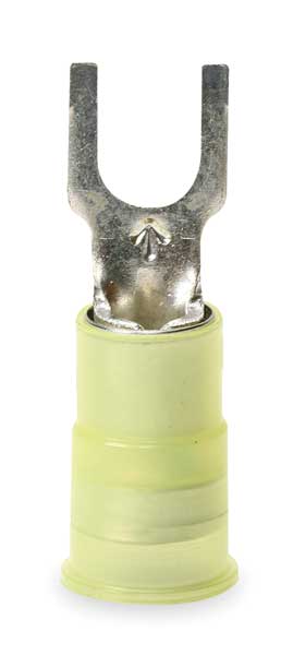 12-10 AWG Nylon Block Fork Terminal #10 Stud PK50