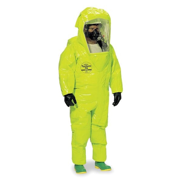 Encapsulated Suit, Yellow, Tychem(R) 10000, Zipper
