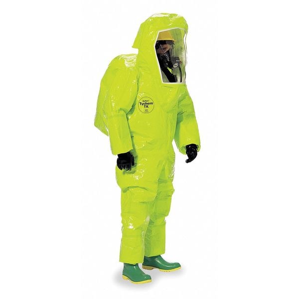 Encapsulated Suit, Yellow, Tychem(R) 10000, Zipper