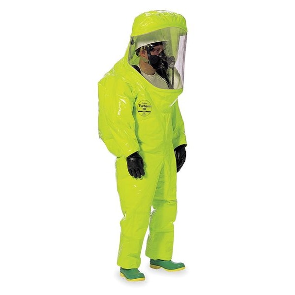 Encapsulated Suit, Yellow, Tychem(R) 10000, Zipper