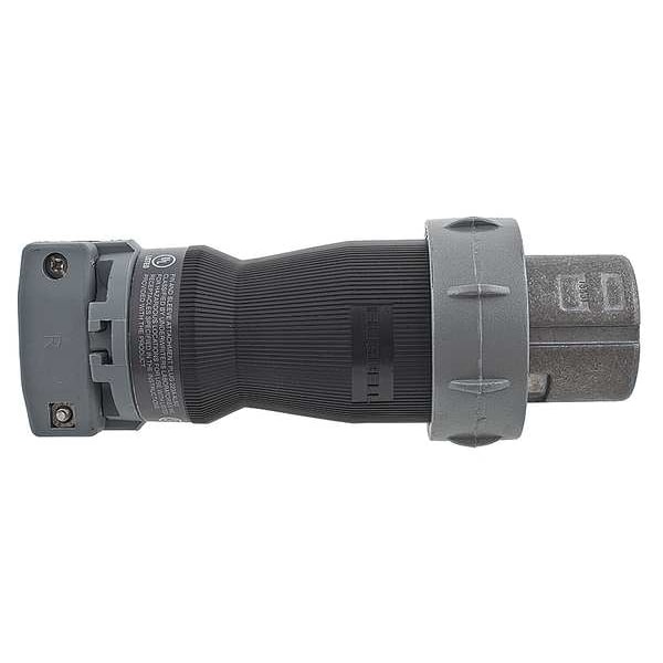 Pin and Sleeve Plug, 3P, 4W, 30A, 600VAC