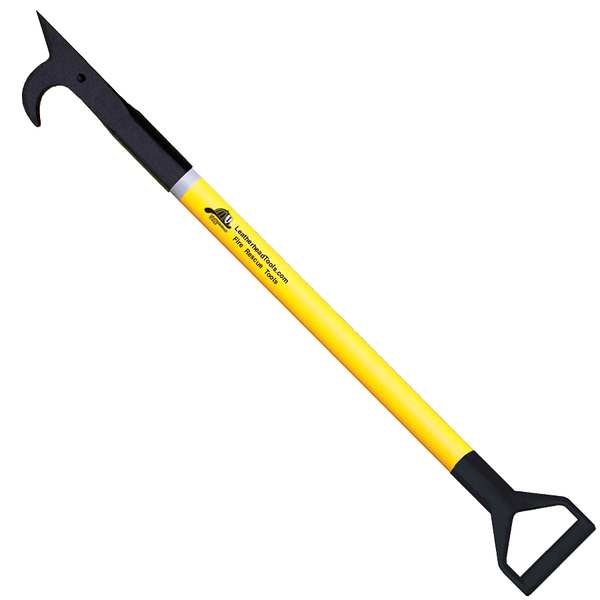 American Hook, 3 ft. Pro-Lite Pole, HiViz Yellow, D-Handle