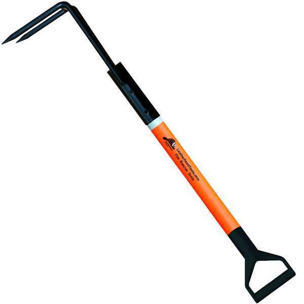 Rubbish Hook, 12 ft. Pro-Lite Pole, HiViz Orange, D-Handle