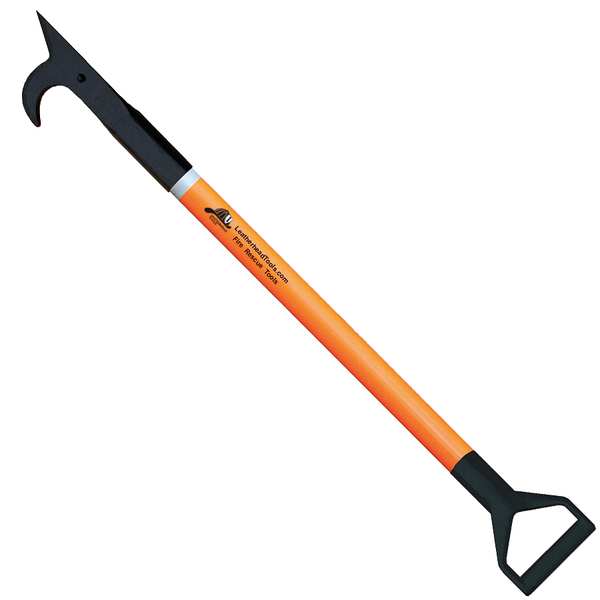 American Hook, 4 ft. Pro-Lite Pole, HiViz Orange, D-Handle