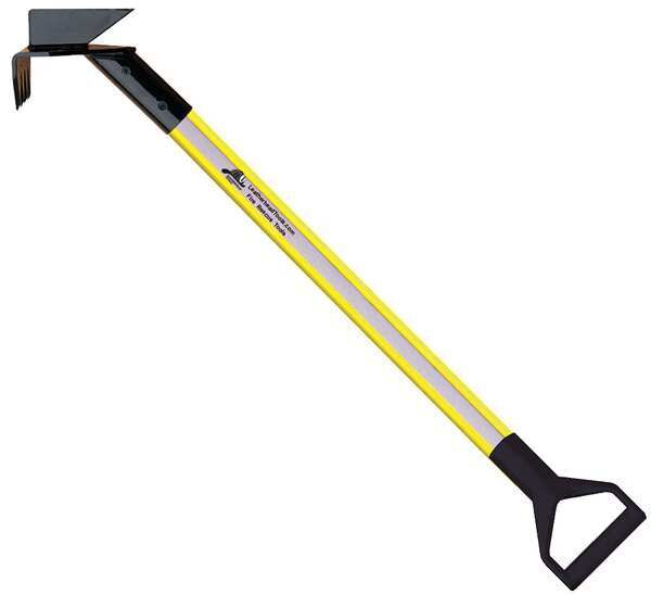 Drywall Hook, 10 ft. Dog Bone Pole, HiViz Yellow, D-Handle