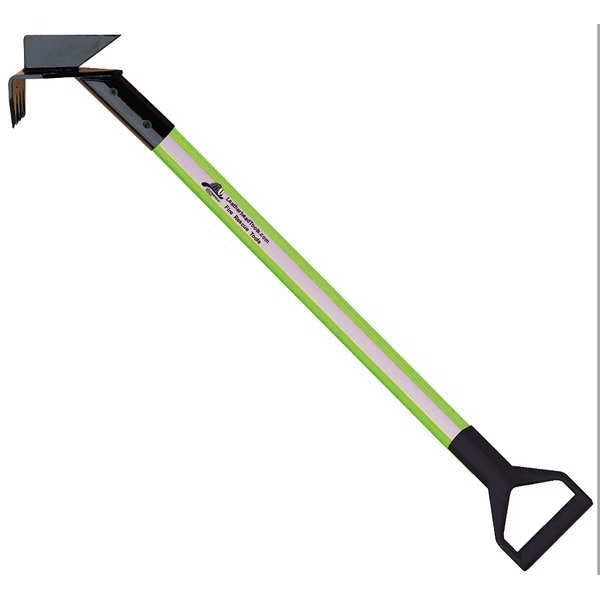 Drywall Hook, 10 ft. Dog Bone Pole, HiViz Lime, D-Handle