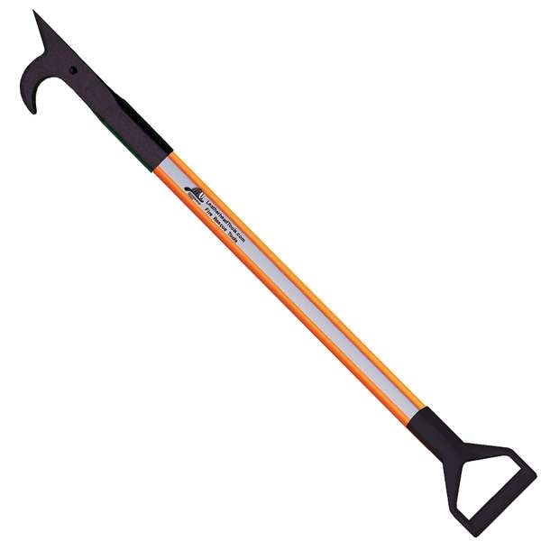 American Hook, 8 ft. Dog Bone Pole, HiViz Orange, D-Handle