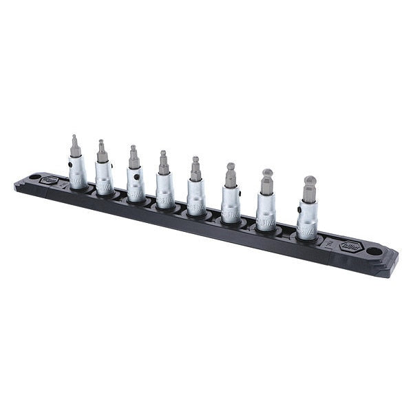 Ball End Hex Bit Set, Pieces 9