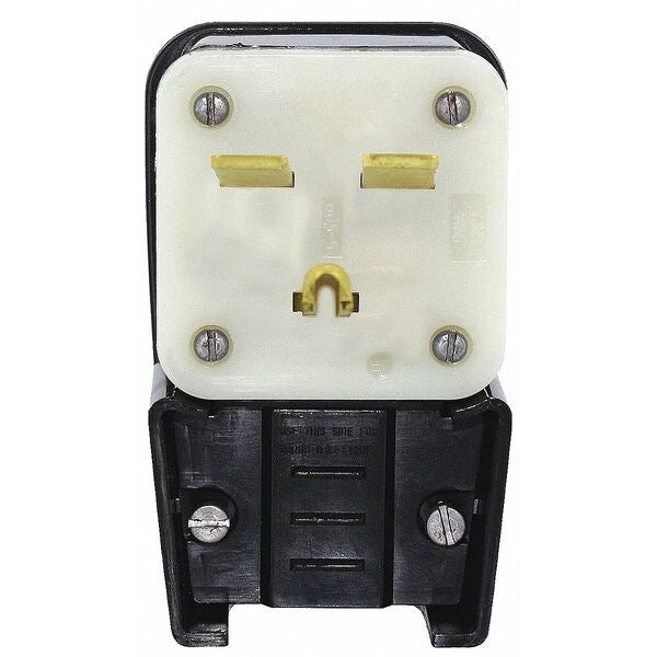 Agl Strt Blade Plug, Blk, 30 A, Stnd, 6-30P