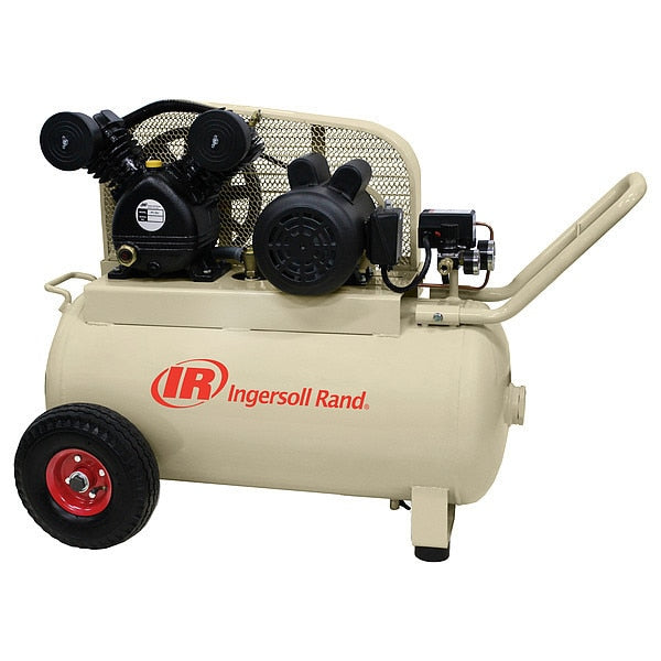 Portable Air Compressor, 20gal, Horizontal
