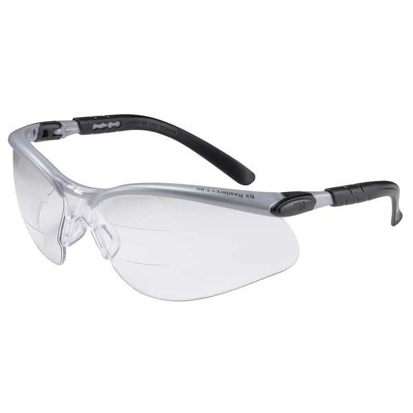 Rdng Glss, +2.0 Top/Bottom, Clear, Plycrbnt