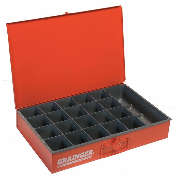 Compartment Drawer with 21 compartments, Steel