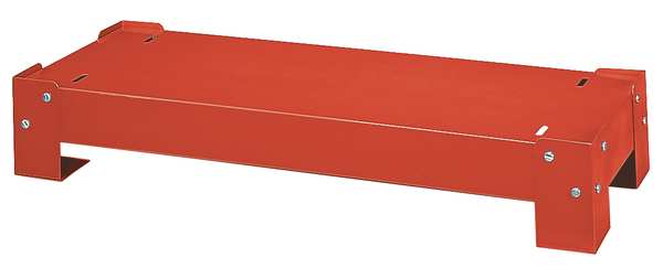 Base for Bin Storage Unit, D 12 1/4, Red