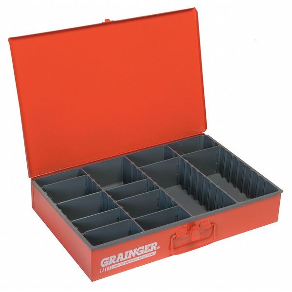 Compartment Drawer with 13 compartments, Steel