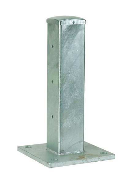 Guard Rail Post, Double High Center, L 4In
