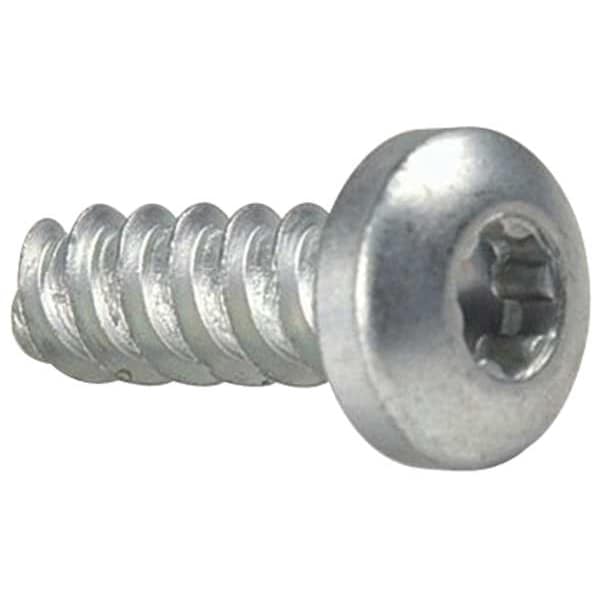 Thread Forming Screw, #4 x 3/4 in, Plain 18-8 Stainless Steel Pan Head Torx Drive, 50 PK