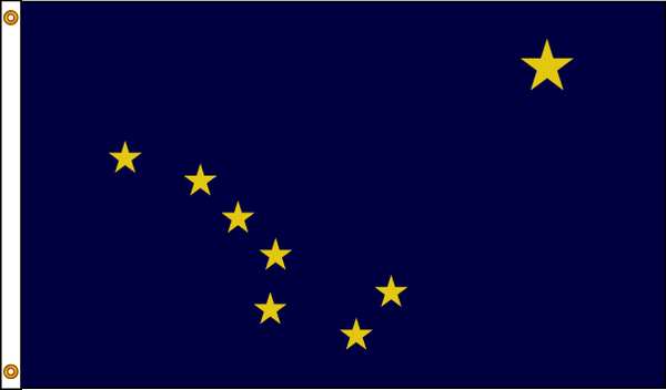 Alaska Flag, 4x6 Ft, Nylon