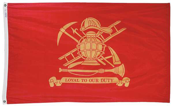 Fireman Flag, 3x5 Ft, Nylon