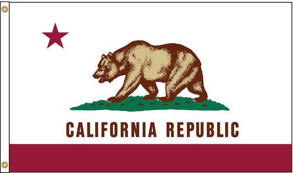 California Flag, 4x6 Ft, Nylon