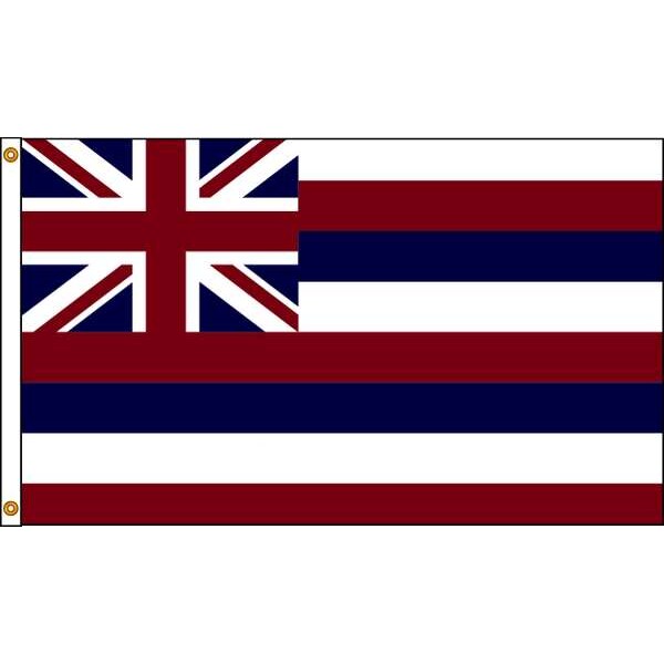 Hawaii Flag, 4x6 Ft, Nylon