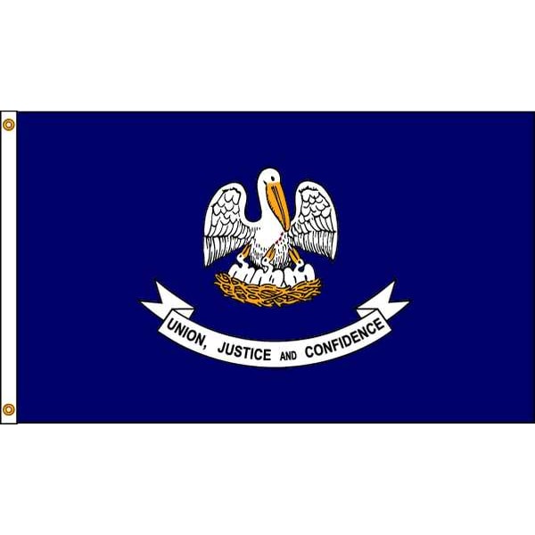 Louisiana Flag, 5x8 Ft, Nylon