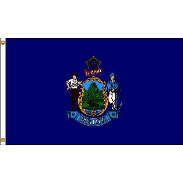 Maine Flag, 4x6 Ft, Nylon