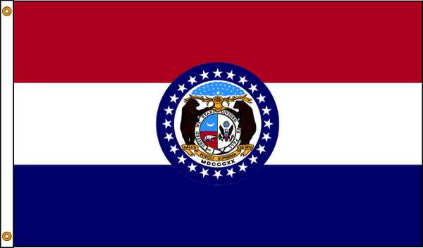 Missouri Flag, 4x6 Ft, Nylon