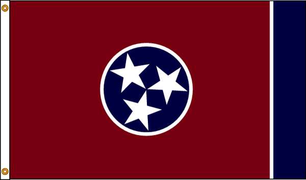 Tennessee Flag, 5x8 Ft, Nylon
