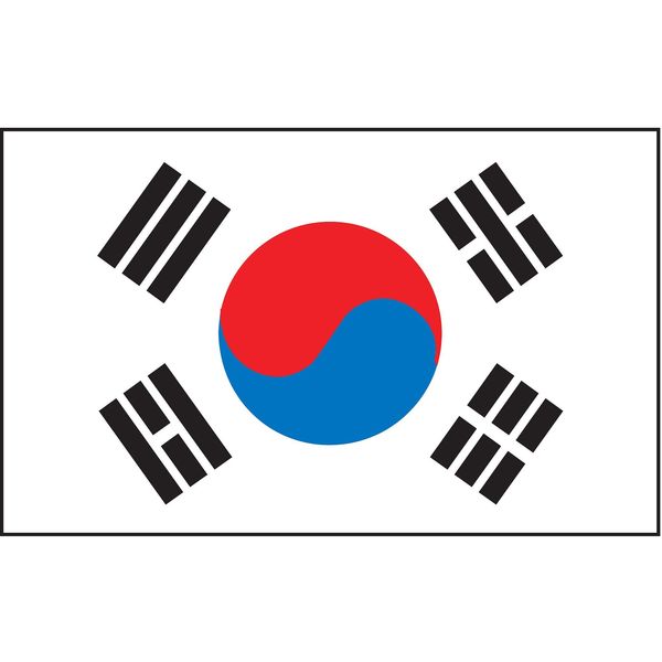 South Korea Flag, 3x5 Ft, Nylon