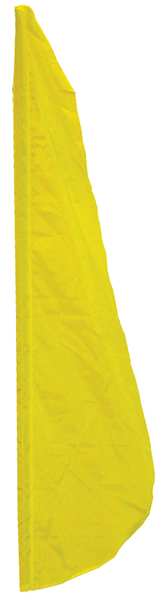 Feather Flag, 2x8 Ft, Yellow