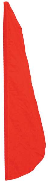 Feather Flag, 2x8 Ft, Red