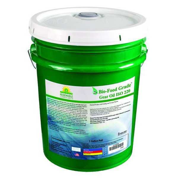5 gal Bio-Food Grade Gear Oil Pail Light Amber