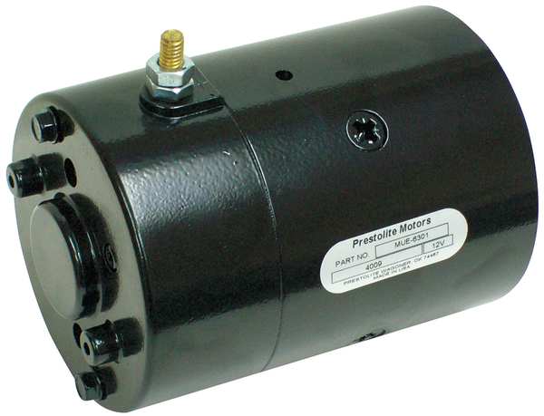 DC Motor, 6-13/16 In. L, CCWSE, Wound Field