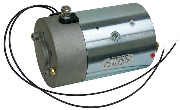 DC Motor, 7-7/16 In. L, CCWSE, Wound Field