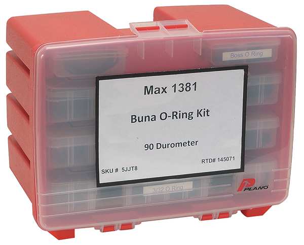 O-Ring Asst, MaxKit, Buna 90A, 1415Pc