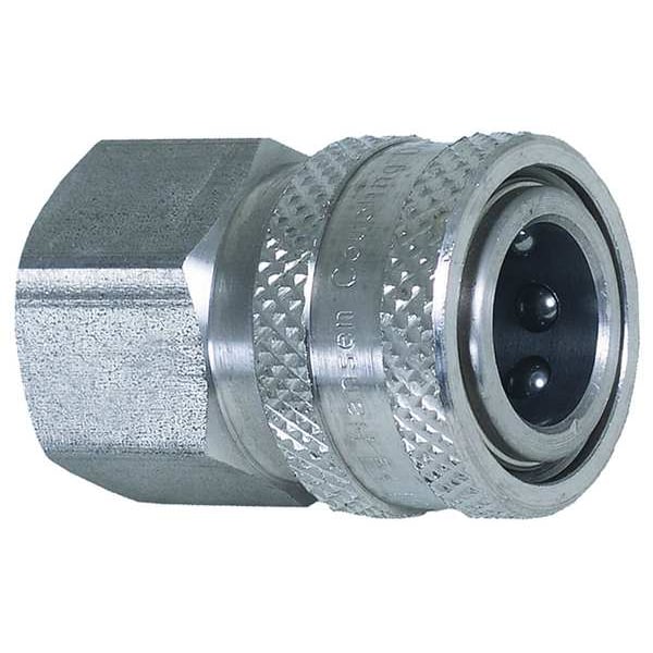 Quick Connect Plug, Female, 3/8 F x 3/8 In