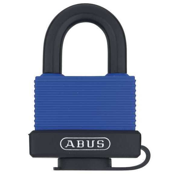 Padlock, Keyed Alike, Standard Shackle, Rectangular Brass Body, Stainless Steel Shackle, 13/16 in W