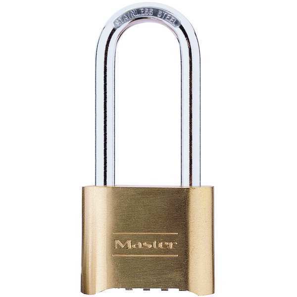 Combination Padlock, Bottom, Brass