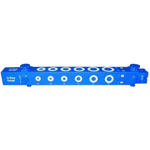 O-Ring Sizing Gauge, Plastic, Blue