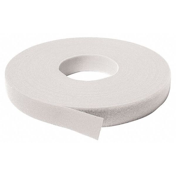 Back-to-Back Strap, No Adhesive, 37.5 ft, 3/4 in Wd, White